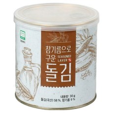 자양돌김 참기름으로 구운 곱창 캔돌김, 1개, 30g