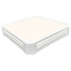 가온엘이디 심플 LED 15W 직부등, 화이트 + 주백색, 1개