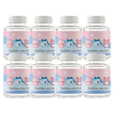 플레이맥스 비눗방울 버블용액 리필액 100ml, 혼합색상, 8개 혼합색상, 8개