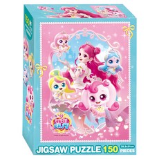 프린세스 캐치 티니핑 직소퍼즐 150pcs 사랑의 프린세스 팬시 하트와 프린세스 티니핑