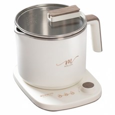 MOLIJIA 魔力家 M29 保溫分離式快煮鍋 麥穗白 1.7L, BY011029