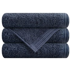 송월타월 위티 프리미엄 호텔 페이스타월 170g 40수 코마사, 진청, 3개