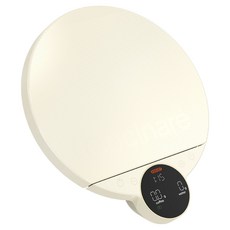 에페이오스 스마트 핸드드립 브루잉 스케일 BALANCE Lite 디지털 커피저울, 1개, ES212NMWGL(모란디 화이트)