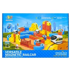 PLAYFUL TOYS 頑玩具 磁力軌道車 147片, 混和顏色, 1個