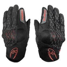 코미네 메쉬 글러브 양손착용 세트 GK-243, BLACK + RED