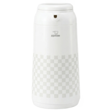 ZOJIRUSHI 象印 日本製 玻璃內膽保溫壺 AFFB-10, 白色, 1個, 1L