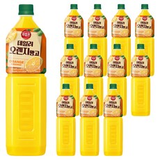해태htb 데일리 오렌지망고 주스, 12개, 1.5L