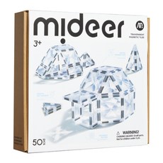 mideer 鑽面磁力片 50pcs, 混和顏色, 1套
