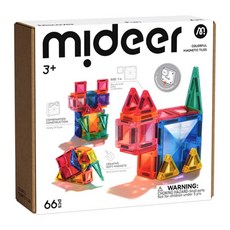 mideer 彩窗磁力片 mini磁力片組合裝, 混和顏色, 1套