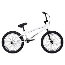블랙타이판 2025년형 BMX 포티튜드 묘기용 퍼포먼스 자전거 방문설치, 화이트 + 블랙, 142cm, 1개