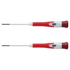 ANEX 슈퍼피트 뒷캡회전 시계 안경 카메라수리 정밀 십자드라이버 +000 x 75 mm 3510, 2개