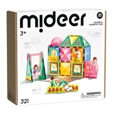 mideer 彩窗磁力片 家庭時光, 混和顏色, 1套