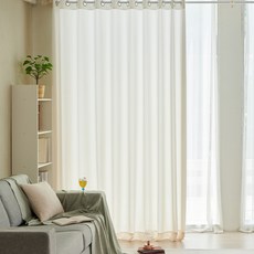 VIEW HOUSE Moodshade 穿環式雪紡窗簾 2入
