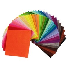 보미프 부직포 비접착 컬러 펠트지 대용량 DIY 만들기 재료 40p, 랜덤발송, 1개