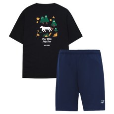 요넥스 배드민턴 상의 261TS043U + 하의 239PH007U 세트