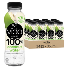 vida 100%椰子水, 24個, 350ml