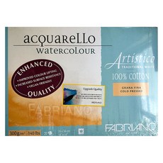파브리아노 뉴아띠스띠꼬 스케치북 AR103 19012636-PROMOTION T.W CP 300g 260 x 360 mm, 8절, 1개, 20매