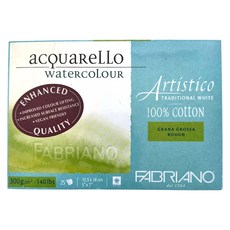 FABRIANO Boutique Nuova Tessitura 素描本 AR06 19021218-T.W R 4 SIDES 300g 125 x 180 mm, 32開, 1個, 25張