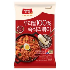 떡볶이의신 우리쌀 즉석라볶이, 1개, 404g