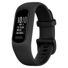 GARMIN vivosmart 5 健康心率手環 大腕徑版, 靜夜黑, 2.1cm, 藍牙