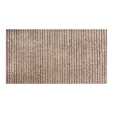 AFAMIC 艾法 可剪裁刮泥吸水玄關腳踏墊/滌綸圈絨地墊 200 x 100cm, 直條咖色, 1個