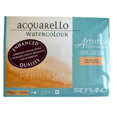 파브리아노 뉴아띠스띠꼬 스케치북 AR02 19012330-T.W CP 4 SIDES 300g 230 x 305 mm, A4, 1개, 20매