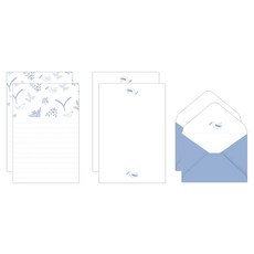양지사 더스페셜 미니 편지지 세트, 하얀새, 1세트