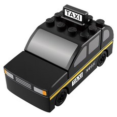 TAKARA TOMY TOMICA PLARAIL BLOCK 計程車 TW99480, 黑色, 1個