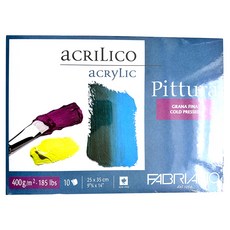 FABRIANO Boutique Figura 素描本 40002535-COLD PRESS GF 4 SIDES 400g 250 x 350 mm P01, 250x350, 1個, 10張