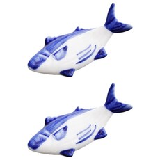 Topia 陶瓷魚形湯匙筷子架, TYPE 4, 2個