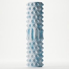 비닷홈 미니 마사지 폼롤러, 블루 + 화이트, 1개