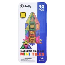 Jolly 迷你鐵盒磁力片 40片, 多色, 1個