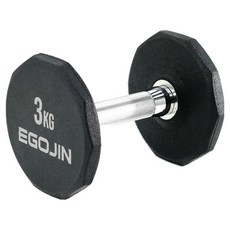 EGOJIN Pro Edge TPU 啞鈴, 3kg, 1個