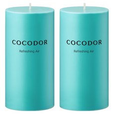 COCODOR 珂珂朵爾 香氛蠟燭柱 L, 清新空氣, 2個