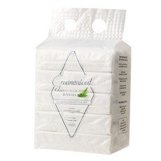 Vastly 竹製雪花乳液臉部濕紙巾, 5個, 60張