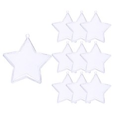 유니아트 아크릴 투명볼, 별, 10개