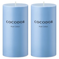 COCODOR 珂珂朵爾 香氛蠟燭柱 L, 純棉, 2個