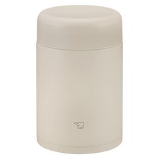ZOJIRUSHI 象印 不鏽鋼一體式杯蓋真空燜燒杯 SW-KA52, 象牙白, 1個, 520ml