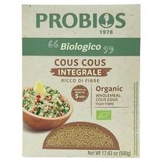 프로바이오스 유기농 통밀 쿠스쿠스, 500g, 1개