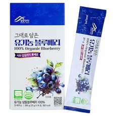 밀양한천 그대로 담은 유기농 블루베리, 1개, 280g