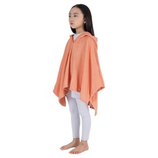 자라다자라난다 순면 헤비 타올지 키즈 비치가운 L, 피치코랄, 1개
