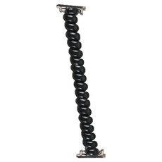 오발랄 갤럭시워치 호환 모노 스프링 루프 스트랩 20mm, 블랙클리어, 1개