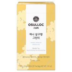 오설록 허니 살구향 그린티, 2g, 20개입, 1개
