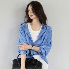 Chic Fox 女款 Heylow 條紋襯衫 61SH2054