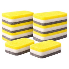 아띠홈 노스크래치 3중 수세미, 1개, 8개입