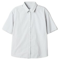 스파오 여성용 세미 오버핏 반팔 셔츠 SPYWG25G01