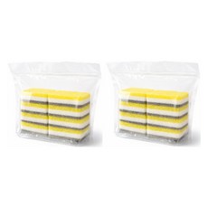 아띠홈 노스크래치 3중 수세미, 2개, 8개입