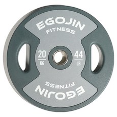 이고진 중량 CPU 바벨 원판, 그레이, 1개, 20kg