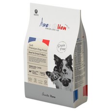 아벡시앙 전연령 강아지 프리미엄 소프트 반습식 사료, 소+황태, 1kg, 1개 소+황태, 1kg, 1개