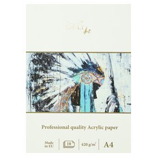스몰트아트 아크릴페인팅 프로 스케치북 13 420g 210 x 297 mm, A4, 10매, 1개